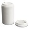 Perk Plastic Hot Cup Lids, Fits 8 oz Cups, White, PK50, 50PK PK45593 - alternate 5